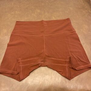 Lululemon Burnt Orange 4” Align Biker Shorts